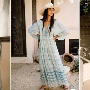 Daughters of India Jasmine Maxi Dress Size XL